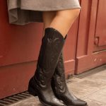 Bottes Hautes à talons Santiag marron femme 820144 | Eldorada