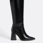 Bottes hautes à talon noires